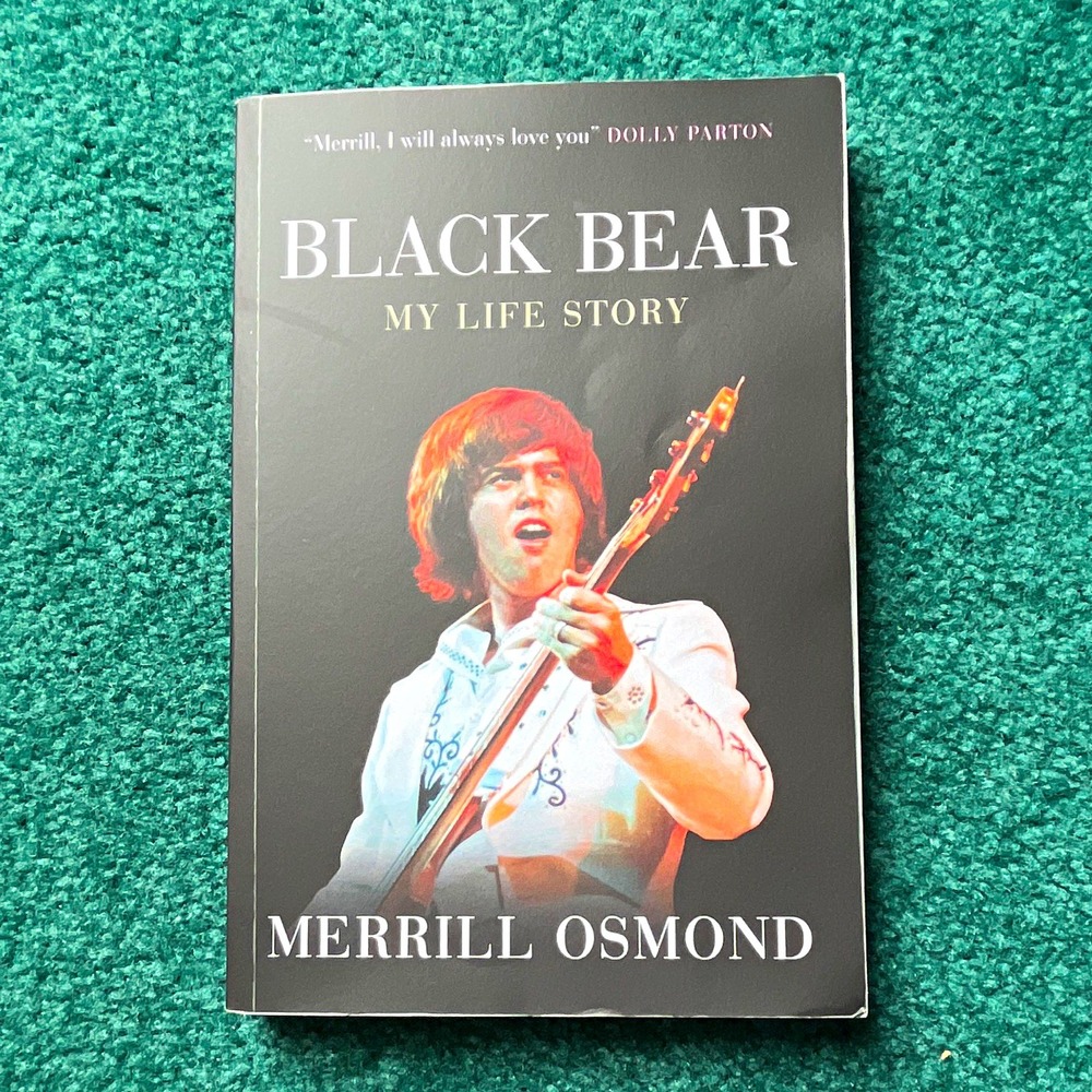 Black Bear: My Life Story By Merrill Osmond Paperback Quartz Press 2025 Memoir
